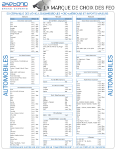 French OEM Chart Flyer