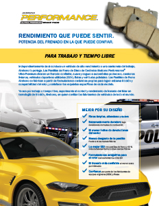 Spanish Akebono Performance Flyer